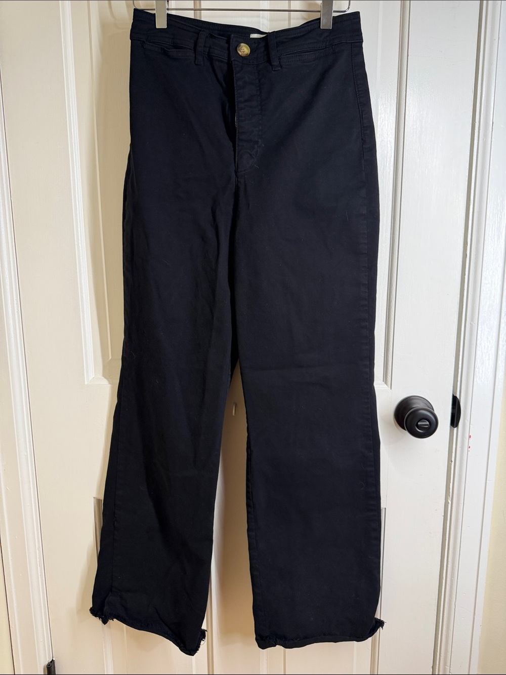 Marine Layer Black Straight-Leg Chinos
